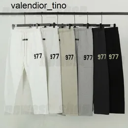 Novo designer streetwear calças das mulheres dos homens clássico 1977 carta impressão solta cordão oversize suor joggers calças das mulheres dos homens