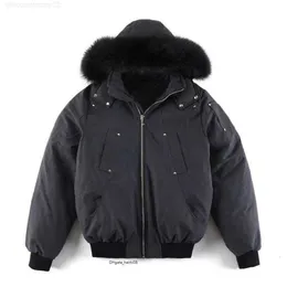 Chaqueta de alce y nudillos para hombre, Parka de bombardero balístico de piel auténtica de alta calidad para invierno, prendas de vestir cálidas, abrigo corto a prueba de viento, nudillo de moose c11MV12AB48