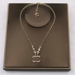 Luxury 18K Gold Plated Necklaces Jewlery Designer For Women Fashional Pendant Necklace Wedding Party Gift