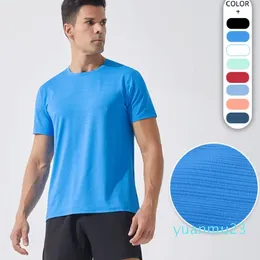 Мужская спортивная футболка для улицы, мужская быстросохнущая, впитывающая пот, короткая футболка, мужской Wrokout с коротким рукавом DT