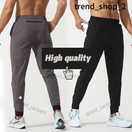 Lulus Hombres Pantalones Traje de yoga Deporte Secado rápido Cordón Gimnasio Bolsillos Lululemen para mujer Pantalones de chándal Pantalones para hombre Casual Cintura elástica Diseñador DC9P