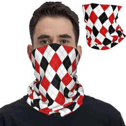 Sciarpe Diamante Argyle Roba geometrica Bandana Copricollo Geometria rombo Sciarpa magica Passamontagna da trekking fresco Unisex Traspirante