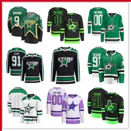 Maglie da hockey Dallas Custom Stars 34 Denis Gurianov 64 Tanner Kero 3 John Klingberg 53 Wyatt Johnston 10 Ty Dellandrea Fredrik Olofsson Nil