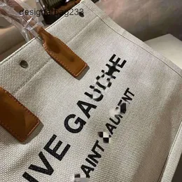 Rive Hands Дизайнерский магазин Женская коровья кожа Gauche Ysbag Холст Устойчивая сумка для покупок 48-35 Грязь с пыленепроницаемой дорожной емкостью Абразио EPI6