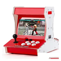 Arcade-Spiele Pandora Box Mini Hine 2 Spieler 10 Zoll Dual Sn Doppelkampfspielkonsole Eingebaut 10000 Drop-Lieferzubehör Dhe4M