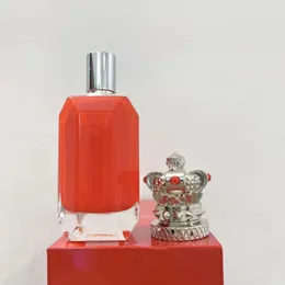 Designer de luxo rabanete cravo perfume 90ml sorte meow coroa vermelho lábio beijo longa duração spray corporal fragrância transporte rápido