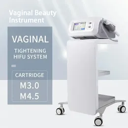 Weibliche private Teile Schönheitsmaschine HIFU Tragbare vaginale Straffung Schmierempfindlichkeit Verbesserung 3,0 mm 4,5 mm Ultraschallinstrument