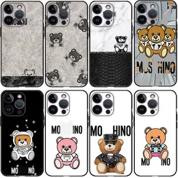 Luxury Designers Phone Case for IPhone 15 14 Pro Max 13 12 11 7p/8p Left Right Card Leather bear phonecases classic Phones Cover 231263PE