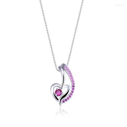 Kedjor S925 Sterling Silver Pendant Small Fresh Necklace Women's Clavicle Chain Produkttillbehör CHX265