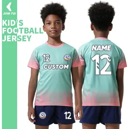 Other Sporting Goods Boys Football Uniform Youth Kid Blank Practice Jerseys High Quality Soccer Jersey Set For Children 2212 231206