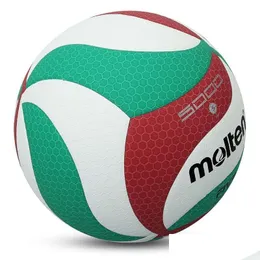 Bolas profissionais de alta qualidade pu couro voleibol ao ar livre indoor treinamento competição padrão praia 230313 gota entrega esportes dhmkx