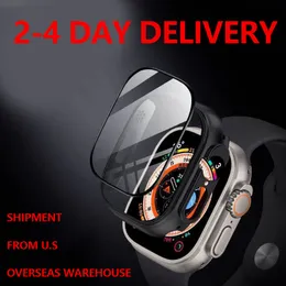 smart watch For Apple watch Ultra Series 9 49mm iWatch marine strap smart watch sport watch wireless charging strap box Protective cover case
