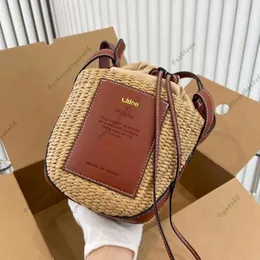 Designer Bag Summer Women's Fashion Woven in Ken Ya Knitting Crochet Bag Ch1oe Straw Bucket Bag Luxury Shopping Casual Tote Shoulder Bags