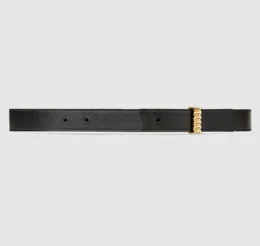 10A screw thread gold buckle belt belts for women highest quality new men black nude genuine leather belt with green box 627055 667224759