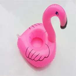 200 Stück Luftmatratzen für Tassen, aufblasbare Flamingo-Getränkebecherhalter, Poolschwimmer, Schwimmspielzeug, Getränkehalter2566