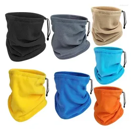 Bandanas multifuncional polar velo ao ar livre lenço manter quente passeio de esqui unisex inverno masculino pescoço colar máscara facial acampamento caminhadas cachecol