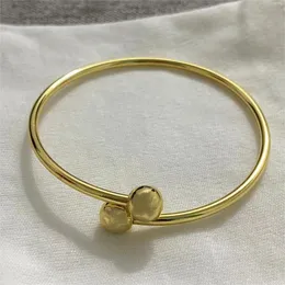 Kinesiska lyxmärke Boll Designer Charms Bangle Armband för kvinnor 18K Gold Silver Plated Classic Lotus Teachers Lovely Love Bangles Armband Party Jewelry