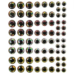 Fish Eyes for Unpainted Crankbaits Lure Bodies Blank Minnow Hard Baits Special 4D Fishing Lure Tackle Craft238I