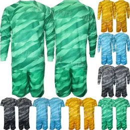 Seleção Nacional Infantil Homem Futebol Polônia Goleiro 22 Lukasz Fabianski Jersey Set 23 24 Manga Longa 28 Lukasz Skorupski 1 Wojciech Szczesny Goleiro Camisa de Futebol