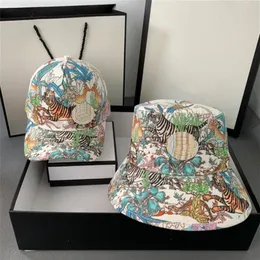 Diseñadores de moda Sombrero de cubo Sombreros de cubos con estampado de tigre Sombreros de verano de alta calidad Visera para el sol Sombreros ajustados Gorras de béisbol Gorro Casquettes 20224H