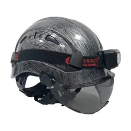 Capacetes de escalada ABS Capacete de Segurança Construção Escalada Trabalhador Capacete Protetor Capacete Capacete Industrial Segurança-Proteção ANSI 231205