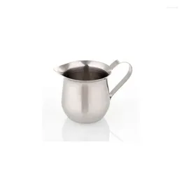 Mugs Stainless Steel Small Milk Cup Fashion Coffee Pull Flower Beaker Shake Manufacturer Wholesale Mixing