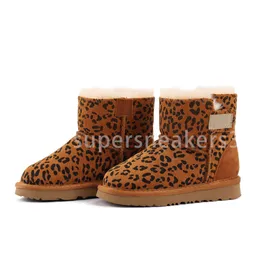 2023 Classic Ultra Mini Boot Australia Plat Warm Boots Winter Full Fur Fluffy Furry Satin Kids Storlek 21-35 Designerskor