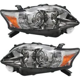 Комплект фар для Lexus RX350 2010, 2011, 2012 годов, левый и правый, с лампочкой CAPA, 2 шт.