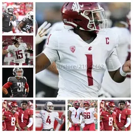 Cameron Ward Washington State Football Jersey 5 Lincoln Victor Andre Dollar Ashton Tripp Ben Dutton Billy Riviere III Brady McKelheer homens mulheres jovens todos costurados