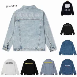 Mans rockar balencaigalies kläder balencigalies mode mens stylist kvinnor designers märke denim luxe jackets jacka män outwear s utomhus casual vinter vwg6