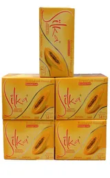 5 pçslot Silka Clareamento Da Pele Sabonete de Mamão Clareamento de Ervas Sabonete Branqueador de Pele do Corpo likas oap Limpador de Rosto 135g C181120016526931