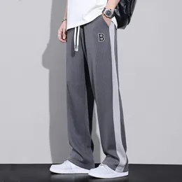 Men's Pants Harajuku Fashion Men Oversize Big Size Sweatpants Summer Thin Elastic Waist Baggy Streetwear Joggers Sports Wide Casual Trousers 231205