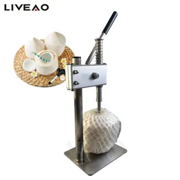 Hand Press Opener Young Coconut Husk Cutting Hole Machine Coconut Core Drilling Tool