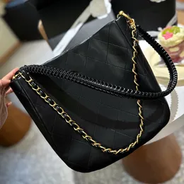 ショルダーバッグバッグ高級デザイナークラシック女性ショルダーバッグファッションダイヤモンド格子チェーンクロスボディバッグフレンチブランドダブルレター高品質のハンドバッグバッグ