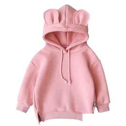 プルオーバーPlover Pinkgreyyhellowgreenbury Kidher For Autumn Winter Warm Seater Fashion Boys and Girls Costume 220922 Drop Delivery dhowr