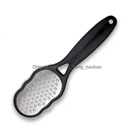 Foot Rasps 1Pcs 304 Stainless Steel Callus Pedicure File Scraper Scrubber Portable Mtifunctional Care Tools 230606 Drop Delivery Hea Dhjmy