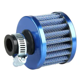Universal 12mm 2st Blue Air Intake Crankcase Vent Ventil Cover Breather Filter