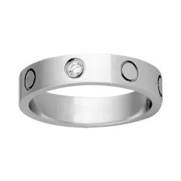 Titanstahl, Silber, Liebesring für Männer und Frauen, Roségold, Schmuck für Verliebte, Paarringe, Geschenk, Größe 5–11, Breite 4–6 mm, 304 s