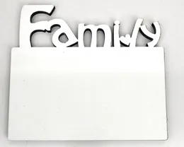 (100 peças) placa de mesa de sublimação em branco fotos impressão de transferência de calor placa de foto família