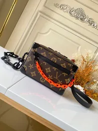 M44735 tracolla Mini borsa morbida griffata con scatola firmata Donna lusso Uomo borse quadrate portafoglio moda borsa tote bag Borsa a tracolla in vera pelle marrone Borse da sera