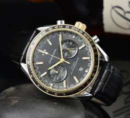 39a Omeg New Six Stitches Luxury Mens Watches Quartz 시계 스포츠 고품질 시계