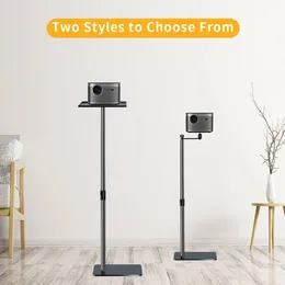 Stativ SH Justerable Projector Support Stand Metal Holder Multi Angle 360 ​​Roterande konsol för filmvideo 231206