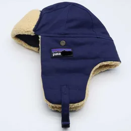 Cappello invernale Pata Berretti Uomo Donna Protezione per le orecchie Cotone da uomo Ciclismo Sci caldo Outdoor Antivento e a prova di freddo Azhl