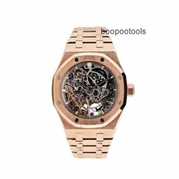 Mens Luxury Watch Audemar Pigue Mechanical Watches Swiss Made Royal Oak Double Balance Wheel Open 15467or Oo.1256or.01 WN-2SPC