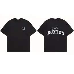Men's T Shirts Cole Buxton T-Shirt Designer Summer Style Brown Royal Blue Scrawled Slogan Printing CB Casual Short Sleeve Top Tees Loose 101