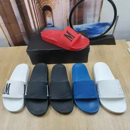 مصممة النعال AMI Slides Women Sandals Men Slippers الفاخرة فليب فليب Flop Flats شريحة الشريحة منصة الشاطئ Sandels الحجم 35-46