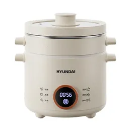 Soup Stock Pots 2L Electric Rice Cooker Cooking Pot Mini Multicooker Lunch Box Rice Cookers pot Non-stick Electric Skillet Food Steamer 220V 231205