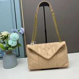 حقيبة سلسلة Lambskin Bag Women Cloud Cloud Bag Chevron Bag Crossbody Bag Bags Counter Counter Pres