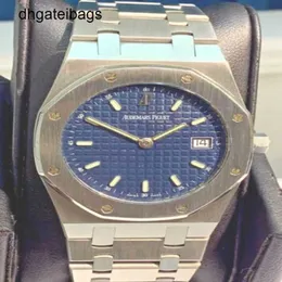 Audemar Pigue Relógio Audpi Relógio Abby Relógios Piglet Automático 56175st Royal Oak Ssteel 33mm Quartzo com Placa de Lanche Azul A+