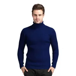 Suéter de diseñador para hombre, suéter de cuello alto de invierno, jersey informal con patrón Vertical sólido con base para hombre 895